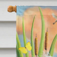 Load image into Gallery viewer, Reddish Heron Two Phases Flag Canvas House Size PRS4006CHF