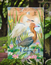 Load image into Gallery viewer, Reddish Heron Two Phases Garden Flag – Decorative Outdoor Yard Flag PRS4006GF