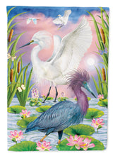 Load image into Gallery viewer, Little Blue And Snowy Heron Flag Canvas House Size PRS4010CHF