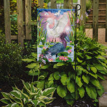 Load image into Gallery viewer, Little Blue And Snowy Heron Garden Flag – Decorative Outdoor Yard Flag PRS4010GF