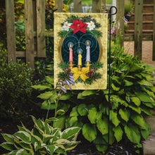 Load image into Gallery viewer, Holy Night Christmas Candle Wreath Garden Flag – Decorative Outdoor Yard Flag PRS4012GF