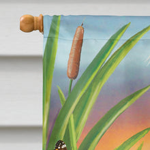 Load image into Gallery viewer, Green And White Herons Flag Canvas House Size PRS4014CHF