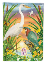 Load image into Gallery viewer, Green And White Herons Garden Flag – Decorative Outdoor Yard Flag PRS4014GF