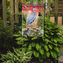 Load image into Gallery viewer, Great Blue Heron Garden Flag – Decorative Outdoor Yard Flag PRS4015GF