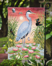 Load image into Gallery viewer, Great Blue Heron Garden Flag – Decorative Outdoor Yard Flag PRS4015GF
