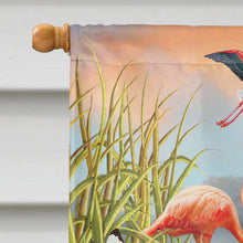 Load image into Gallery viewer, Flamingos Everywhere Flag Canvas House Size PRS4017CHF
