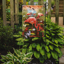 Load image into Gallery viewer, Flamingos Everywhere Garden Flag – Decorative Outdoor Yard Flag PRS4017GF