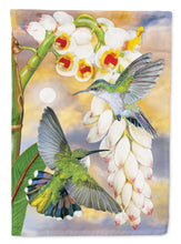 Load image into Gallery viewer, Antillaen Hummingbirds Shell Ginger Flag Canvas House Size PRS4022CHF