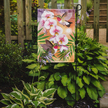 Load image into Gallery viewer, Anna's Hummingbirds Phalaenopsis Garden Flag – Decorative Outdoor Yard Flag PRS4023GF