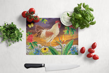 Load image into Gallery viewer, White Rooster Glass Cutting Boards – Durable, Decorative Kitchen Art Large PRS4025LCB