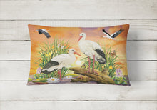 Load image into Gallery viewer, Storks Canvas Fabric Decorative Pillow PRS4026PW1216