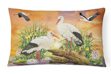 Load image into Gallery viewer, Storks Canvas Fabric Decorative Pillow PRS4026PW1216