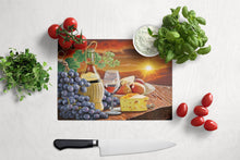 Load image into Gallery viewer, Chianti, Pears, Wine and Cheese Glass Cutting Boards – Durable, Decorative Kitchen Art Large PRS4029LCB