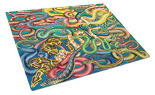 Load image into Gallery viewer, Snakes Glass Cutting Boards – Durable, Decorative Kitchen Art Large PRS4031LCB
