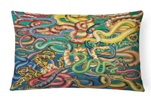 Load image into Gallery viewer, Snakes Canvas Fabric Decorative Pillow PRS4031PW1216