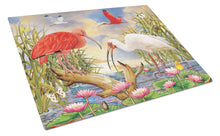 Load image into Gallery viewer, Scarlet And White Ibis Glass Cutting Boards – Durable, Decorative Kitchen Art Large PRS4033LCB