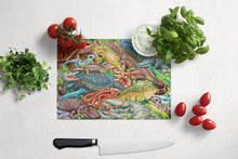 Load image into Gallery viewer, Scales and Tails, Snakes, Turtle, Reptiles Glass Cutting Boards – Durable, Decorative Kitchen Art Large PRS4034LCB