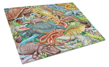 Load image into Gallery viewer, Scales and Tails, Snakes, Turtle, Reptiles Glass Cutting Boards – Durable, Decorative Kitchen Art Large PRS4034LCB