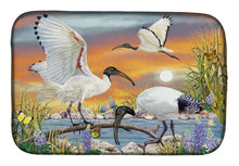 Load image into Gallery viewer, Sacred Ibis Dish Drying Mat – Absorbent, Artistic Kitchen Essentials PRS4035DDM