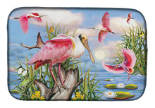 Load image into Gallery viewer, Roseate Spoonbill Dish Drying Mat – Absorbent, Artistic Kitchen Essentials PRS4036DDM
