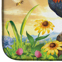 Load image into Gallery viewer, Rooster At Dawn Dish Drying Mat – Absorbent, Artistic Kitchen Essentials PRS4038DDM