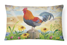 Load image into Gallery viewer, Rooster At Dawn Canvas Fabric Decorative Pillow PRS4038PW1216
