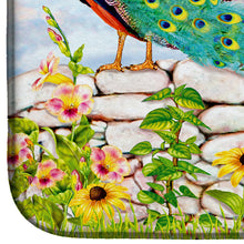 Load image into Gallery viewer, Proud Peacock Dish Drying Mat – Absorbent, Artistic Kitchen Essentials PRS4040DDM