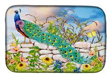 Load image into Gallery viewer, Proud Peacock Dish Drying Mat – Absorbent, Artistic Kitchen Essentials PRS4040DDM