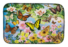 Load image into Gallery viewer, North American Butterflies Dish Drying Mat – Absorbent, Artistic Kitchen Essentials PRS4043DDM