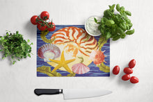 Load image into Gallery viewer, Nautilus And Gulf And Sundial Glass Cutting Boards – Durable, Decorative Kitchen Art Large PRS4044LCB
