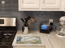 Load image into Gallery viewer, Mother Swan Glass Cutting Boards – Durable, Decorative Kitchen Art Large PRS4045LCB