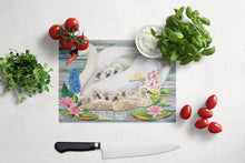 Load image into Gallery viewer, Mother Swan Glass Cutting Boards – Durable, Decorative Kitchen Art Large PRS4045LCB