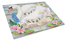 Load image into Gallery viewer, Mother Swan Glass Cutting Boards – Durable, Decorative Kitchen Art Large PRS4045LCB