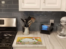 Load image into Gallery viewer, Mother Swan At Sunset Glass Cutting Boards – Durable, Decorative Kitchen Art Large PRS4046LCB