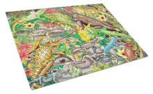 Load image into Gallery viewer, Lizard Jungle Glass Cutting Boards – Durable, Decorative Kitchen Art Large PRS4047LCB