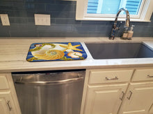 Load image into Gallery viewer, Cut Nautilus And Starfish Dish Drying Mat – Absorbent, Artistic Kitchen Essentials PRS4056DDM