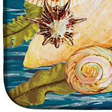 Load image into Gallery viewer, Conch Starfish And Cockle II Dish Drying Mat – Absorbent, Artistic Kitchen Essentials PRS4057DDM
