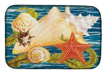 Load image into Gallery viewer, Conch Starfish And Cockle II Dish Drying Mat – Absorbent, Artistic Kitchen Essentials PRS4057DDM