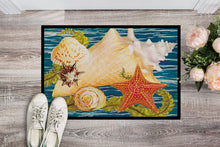 Load image into Gallery viewer, Conch Starfish And Cockle II Doormat - 24x36 Decorative Floor Mat – Indoor/Outdoor Rug with Artistic Flair PRS4057JMAT