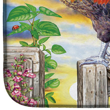 Load image into Gallery viewer, Rooster Barnyard Morning Dish Drying Mat – Absorbent, Artistic Kitchen Essentials PRS4063DDM