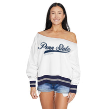 Load image into Gallery viewer, Penn State Vintage Off the Shoulder Sweatshirt