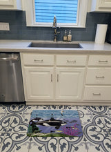 Load image into Gallery viewer, Whale Orcas Machine Washable Memory Foam Mat PTW2040RUG