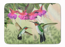 Load image into Gallery viewer, Fuchsia and Hummingbirds Machine Washable Memory Foam Mat PTW2051RUG
