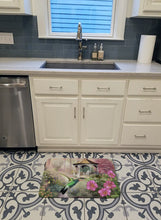 Load image into Gallery viewer, Garden Gazebo Hummingbird Machine Washable Memory Foam Mat PTW2052RUG