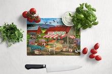 Load image into Gallery viewer, Produce Stand Yellow Lab and Cows Glass Cutting Boards – Durable, Decorative Kitchen Art Large PTW2068LCB