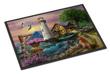 Load image into Gallery viewer, Logan's Pointe Lighthouse Golden Retriever Doormat - 24x36 Decorative Floor Mat – Indoor/Outdoor Rug with Artistic Flair PTW2070JMAT