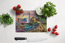 Load image into Gallery viewer, Logan's Pointe Lighthouse Golden Retriever Glass Cutting Boards – Durable, Decorative Kitchen Art Large PTW2070LCB