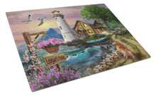 Load image into Gallery viewer, Logan's Pointe Lighthouse Golden Retriever Glass Cutting Boards – Durable, Decorative Kitchen Art Large PTW2070LCB