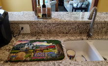 Load image into Gallery viewer, Headed Home for Dinner Farm Dish Drying Mat – Absorbent, Artistic Kitchen Essentials PTW2071DDM