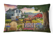 Load image into Gallery viewer, Headed Home for Dinner Farm Canvas Fabric Decorative Pillow PTW2071PW1216
